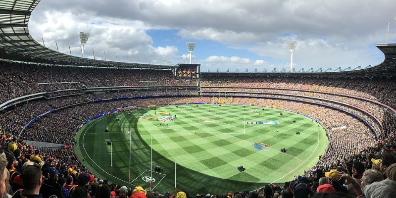 Sân Melbourne Cricket Ground thực tế 